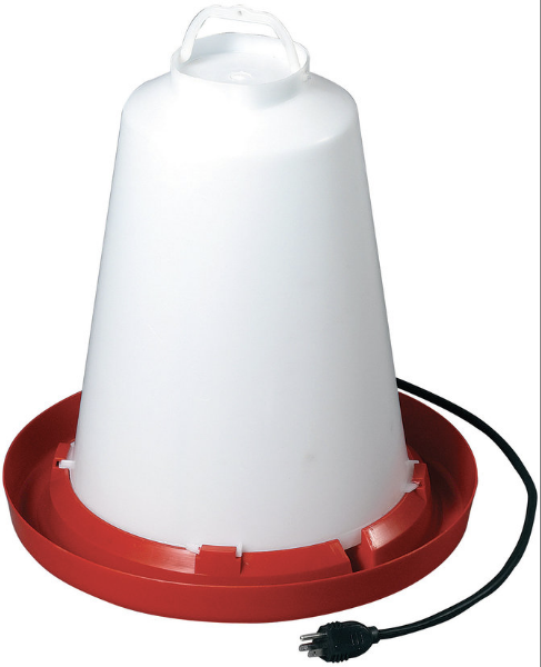 Try a Heated Poultry Fountain or Base