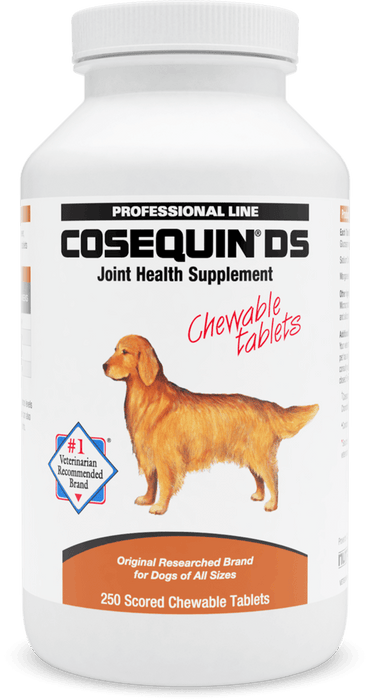 Nutramax Cosequin DS Joint Health Supplement for Dogs Glucosamine and Chondroitin - Cosequin DS Joint Health Supplement for Dogs, 250 ct  