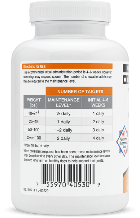 Nutramax Cosequin DS Joint Health Supplement for Dogs Glucosamine and Chondroitin - Cosequin DS Joint Health Supplement for Dogs, 132 ct  