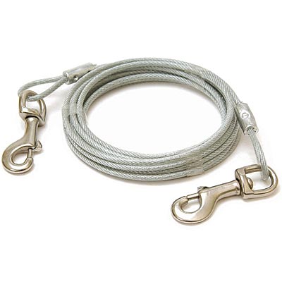 AspenPet Tie-Out Cables - Tie Out Cable, 15'  