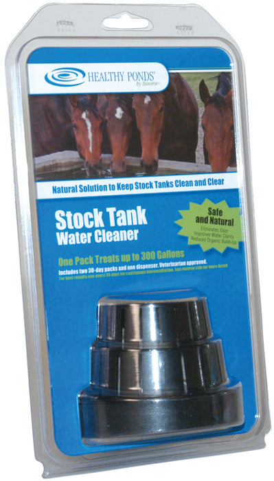 Stock Tank Water Cleaner - 3 Dispensers with 18 Refill Packs  