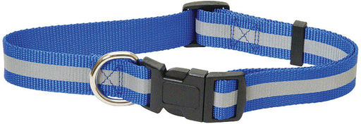 Jeffers 1"W Adjustable Reflective Collar (16"-26"L) - Blue  