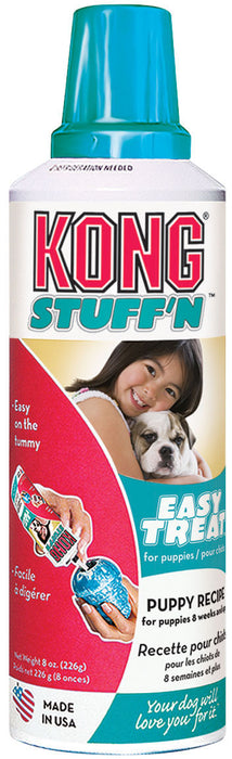 KONG Stuff'N Easy Treat (Paste) - 8 oz Puppy Recipe Easy Treat (Chicken)  