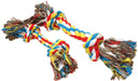 Jeffers Multicolored Braided Rope Bone Tug Toy - 16" L Multicolored Rope Bone  