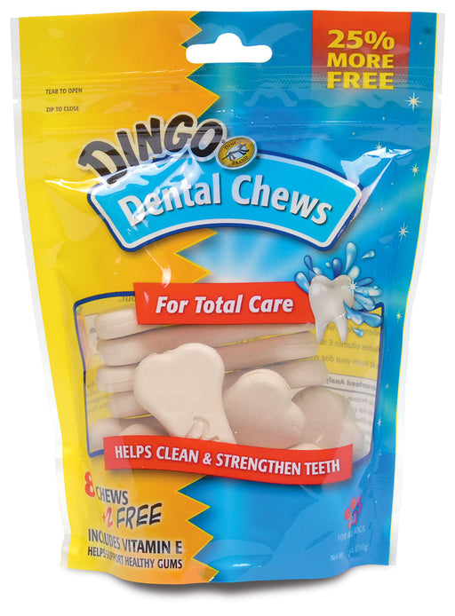 Mini Dingo Dental Chews, 24 ct. - LARGE Dingo Dental Chews, 4 pack  