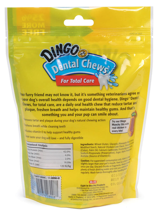 Mini Dingo Dental Chews, 24 ct. - LARGE Dingo Dental Chews, 4 pack  