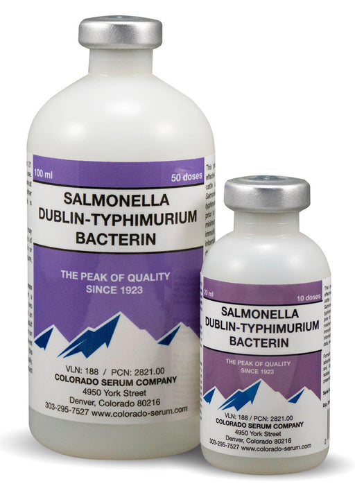 Salmonella Dublin-Typhimurium Bacterin - 10 Dose Vial  