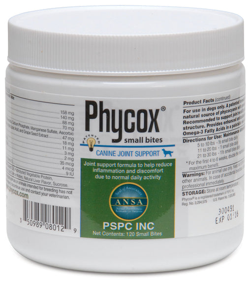 Phycox Small Bites, 120 count - 120 count Phycox Small Bites  