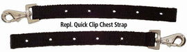 Horse Blanket Accessories and Replacement Parts - Elastic Leg Straps, Pair (Black) 2 snaps  