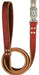 Latigo Leather Leads, 2' - Burgundy  