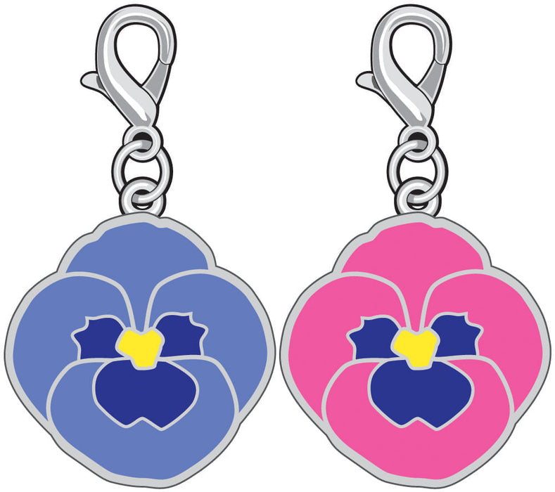 Fashion Pet Collar Charms - Pet Charm, Pansy, Purple  