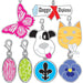 Fashion Pet Collar Charms - Pet Charm, Pansy, Hot Pink  