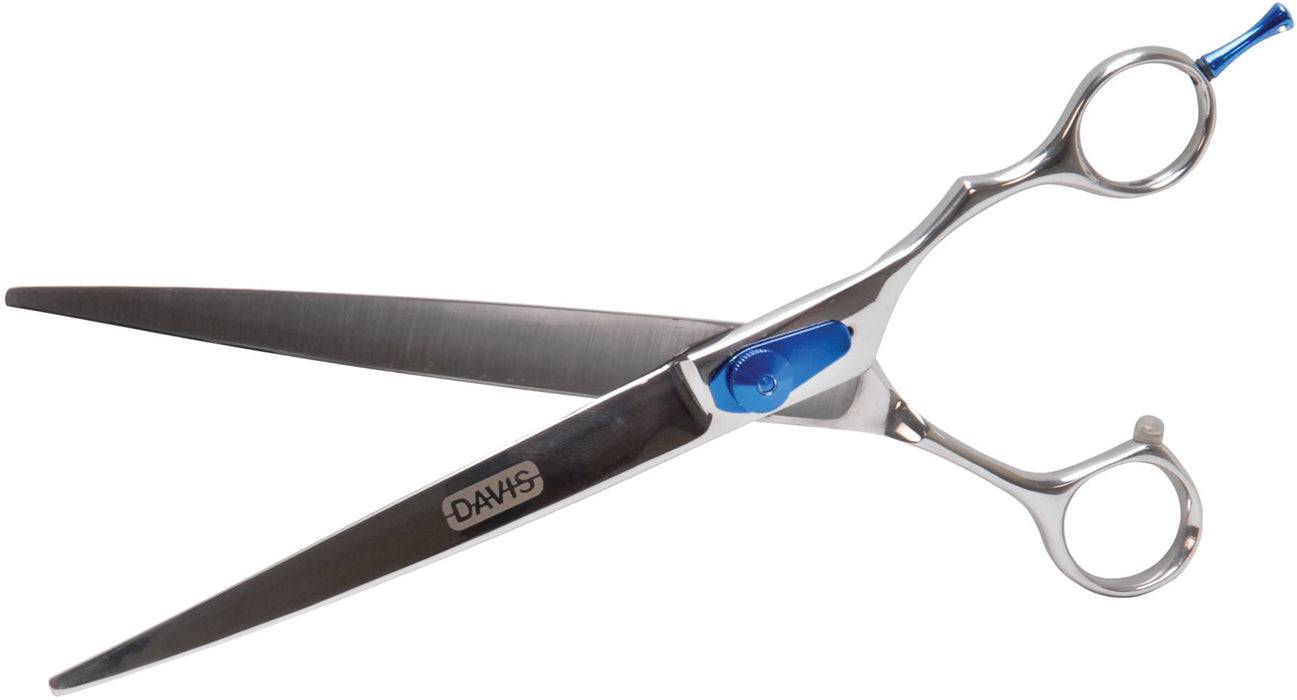 Davis Extreme Edge Blue Shears - Extreme Edge Blue Curved Shear, 10"  