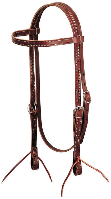 WeaverLeather Browband Headstall, Latigo - Leather Browband Headstall, Latigo  