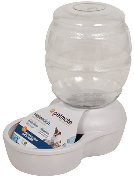 Replendish Waterers with Microban, 4 Gallon - Pearl White  