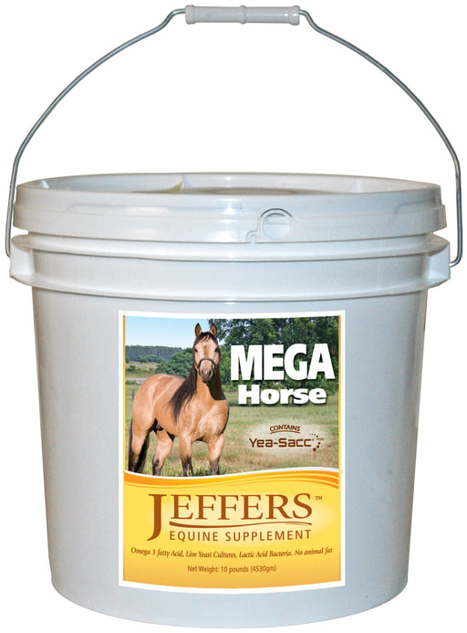 Jeffers Mega Horse with Live Yeast Culture - 10 lb Jeffers™ Mega Horse with Live Yeast Culture  