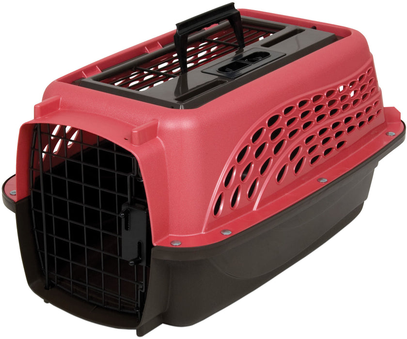 2-Door TOP LOAD Kennel - Petmate 2 Door Dog Kennel, Honey Rose  