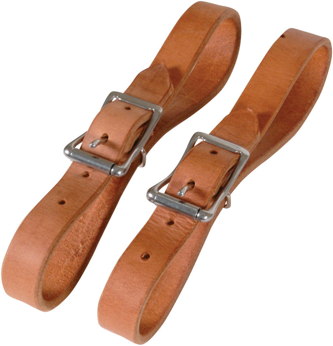 Breast Collar Tugs - Breast Collar Tugs, harness leather, pair  