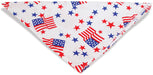 Patriotic Dog Bandanas - Patriotic Pet Bandana, Large Flags  