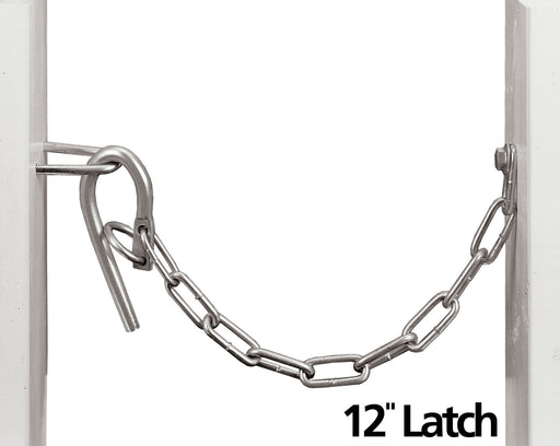 12" Chain Gate Latch for Livestock -   