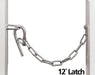 12" Chain Gate Latch for Livestock -   