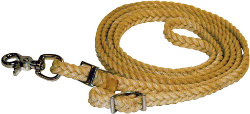 Waxed Barrel Racing/Roping Rein - Waxed Barrel Racing/Roping Reins, ¾" x 8'  