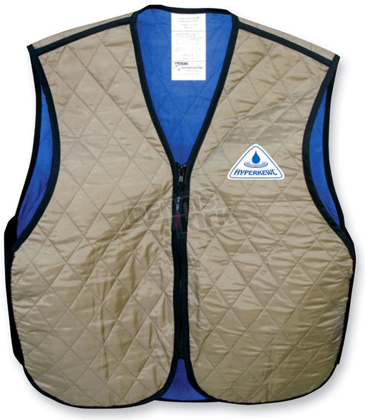 HyperKewl Evaporative Cooling Sport Vest, Khaki - XSmall  