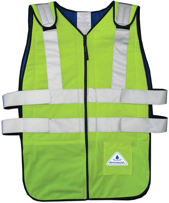 HyperKewl Traffic Safety Vest - 2X/3X Cooling Safety Vest  