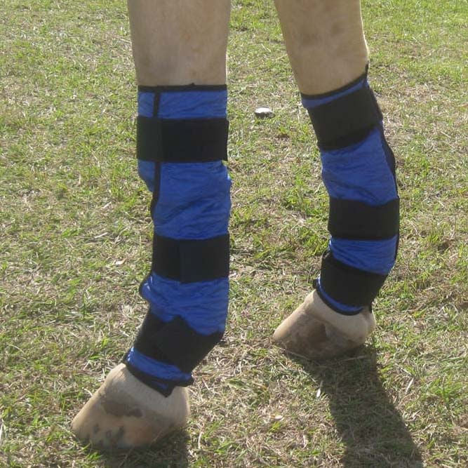 HyperKewl Horse Cooling Leg Wraps, Pair - HyperKewl Horse Cooling Leg Wraps, Blue  