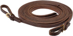 Heavy Oiled Hermann Oak Split Reins, Water Loop Ends -   