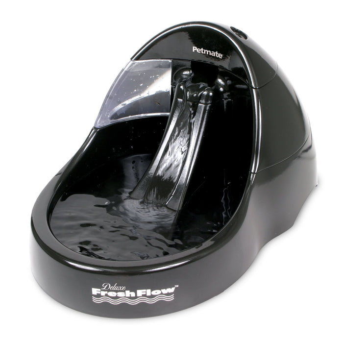 Deluxe Fresh Flow Fountain - 108 oz Deluxe Fresh Flow Fountain, Black  