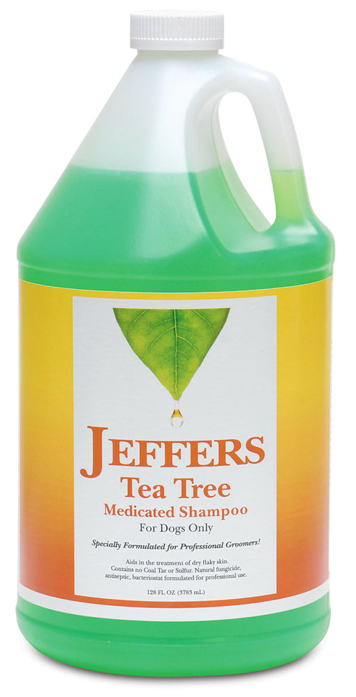 Tea Tree Medicated Shampoo for Dogs - Jeffers Tea Tree Medicated Shampoo, Gallon  