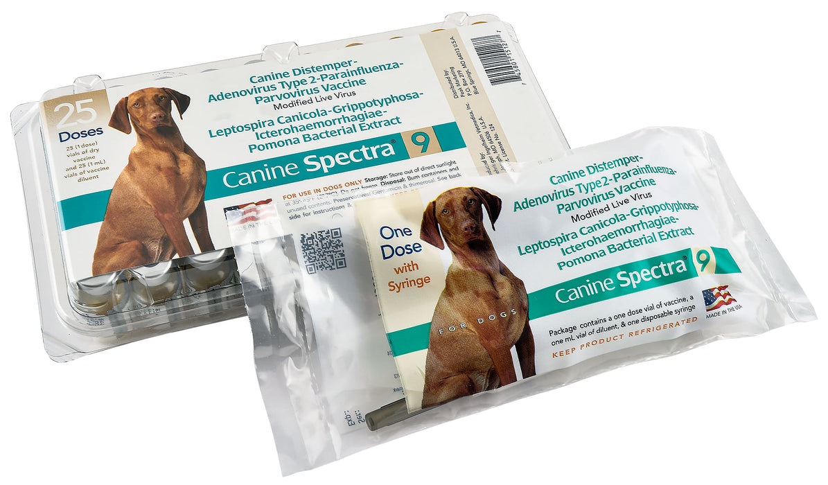 Canine Spectra 9 (9-way) Dog Vaccine - 1 Dose  