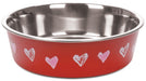 Bella Designer Dog Bowls, 1 pint - Valentine Red  