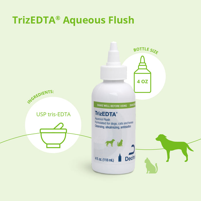 TrizEDTA Aqueous Flush – Multi-Use Ear & Skin Cleanser for Dogs, Cats & Horses