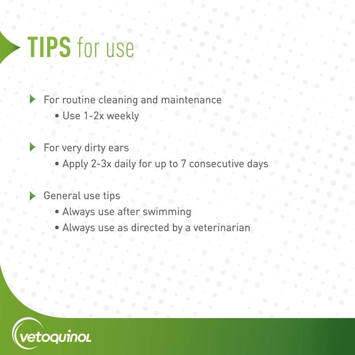 Solución limpiadora de oídos Vetoquinol Care con aloe, 1 galón