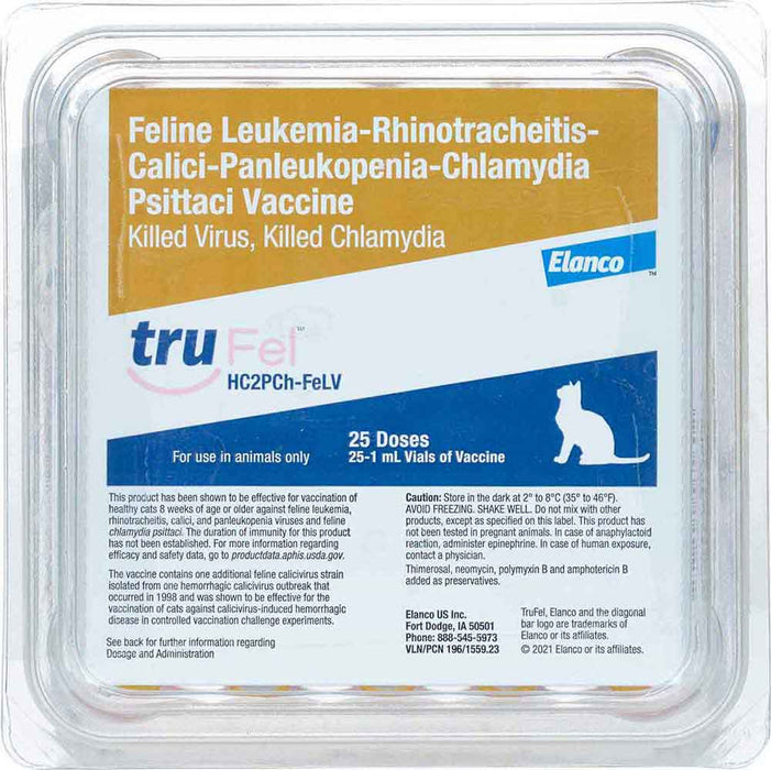 TruFel HC2PCh-FeLV, 25 x 1 Dose - 