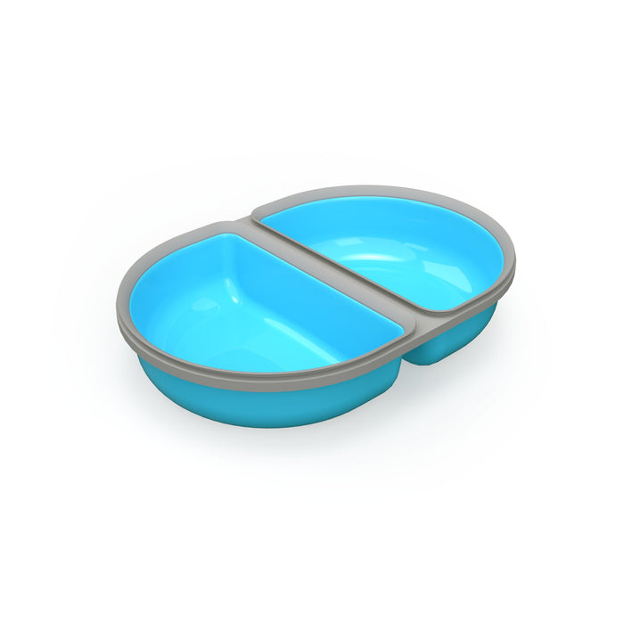 SureFeed Split Bowl, 2pk Color Blue