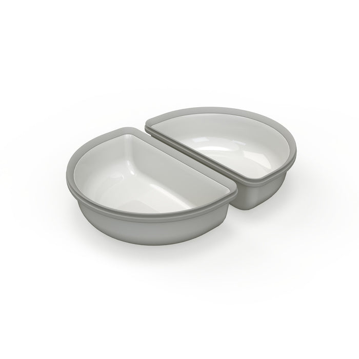 SureFeed Half Bowls, 4pk Color Grey