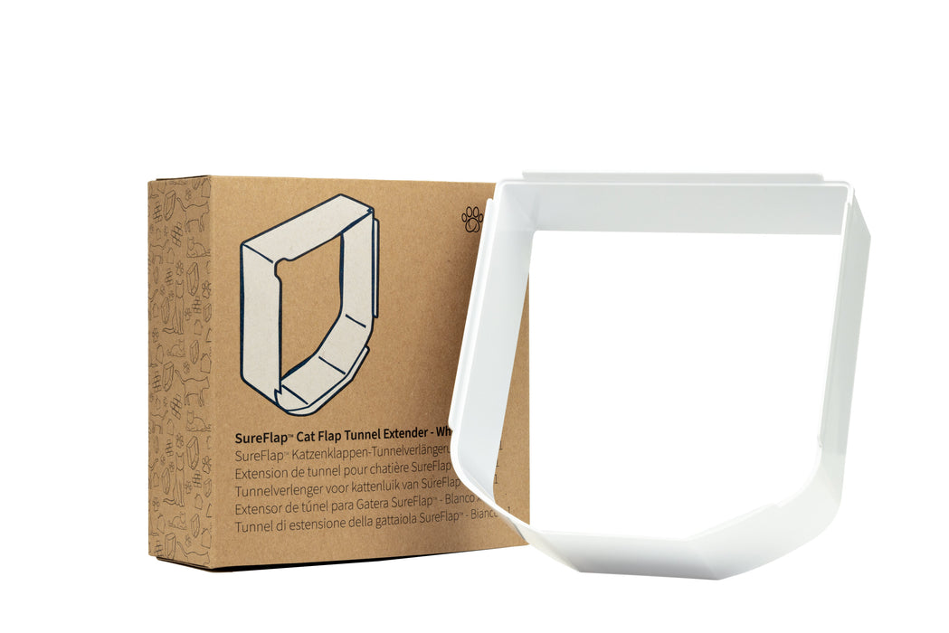 SureFlap Cat Door Tunnel Extender, White Color White