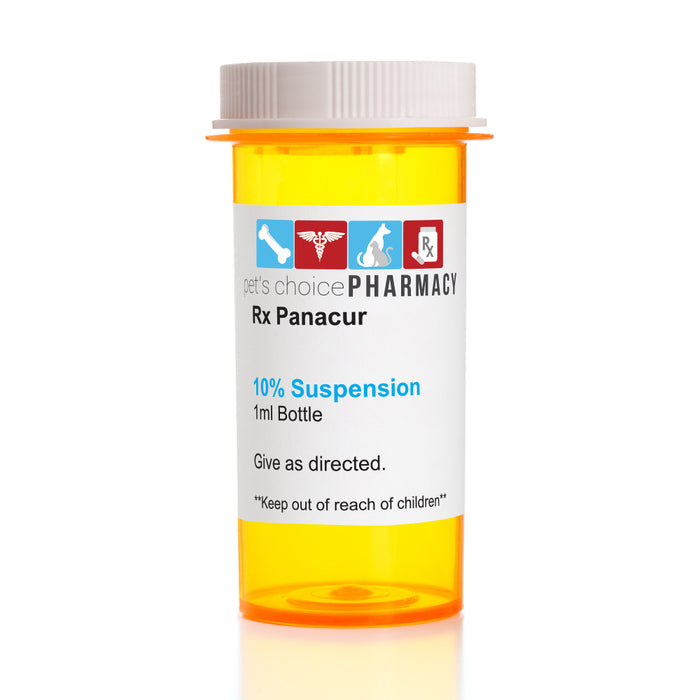 Rx Panacur 10% suspension x 1 ml bottle Size 1ml