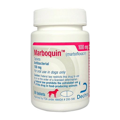Rx Marboquin (marbofloxacin) Size 100mg x 50ct