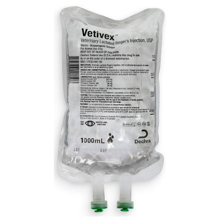 Rx Vetivex Veterinary Lactated Ringer's Solution Injection, USP