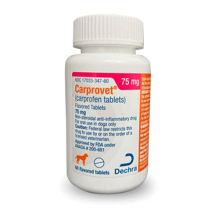 Rx Carprovet Flavored Tablets 75 mg, 60 ct Flavor Beef