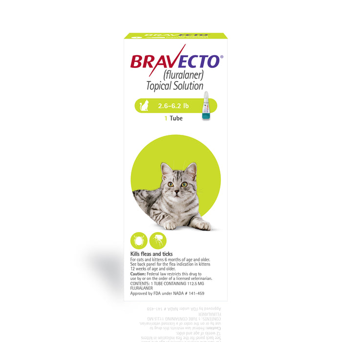 Rx BRAVECTO Tópico, Felino