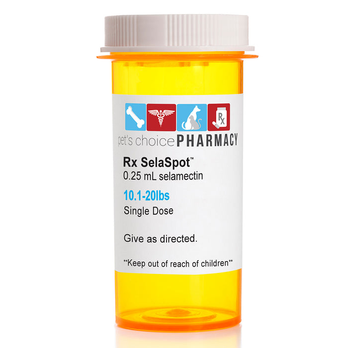 Rx SelaSpot (selamectin) Once-A-Month Flea & Heartworm Topical Solution for Dogs