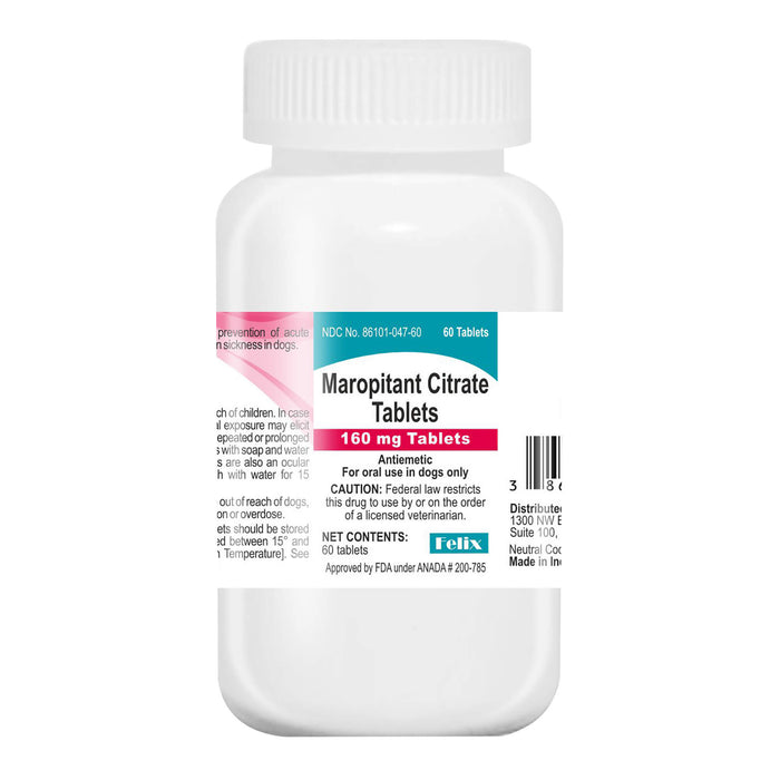 Rx Maropitant Citrate Tablets Color Orange