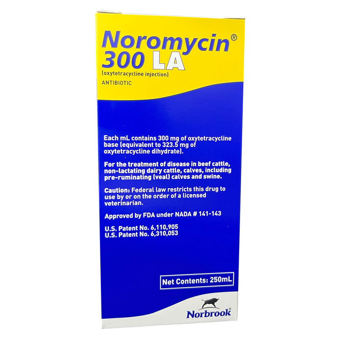 Rx Noromycin 300 LA 250ml Size 250ml