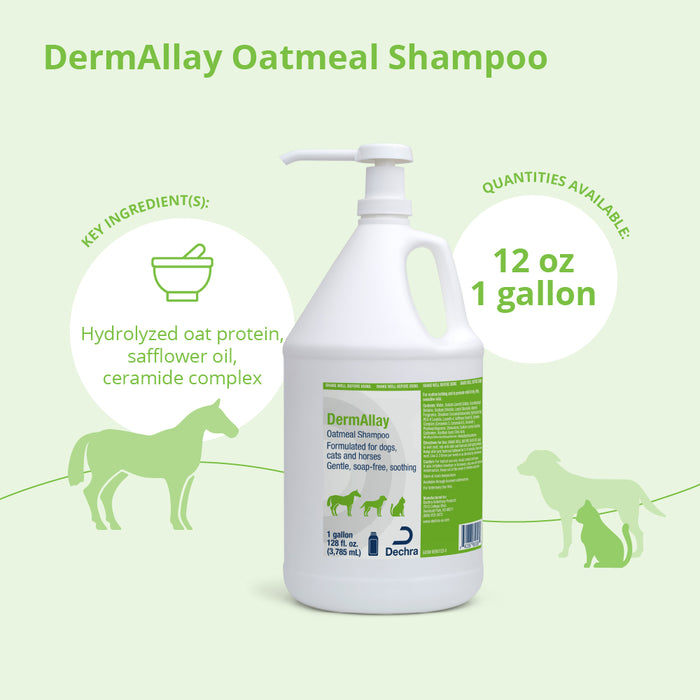 DermAllay Oatmeal Shampoo for Dogs, Cats & Horses