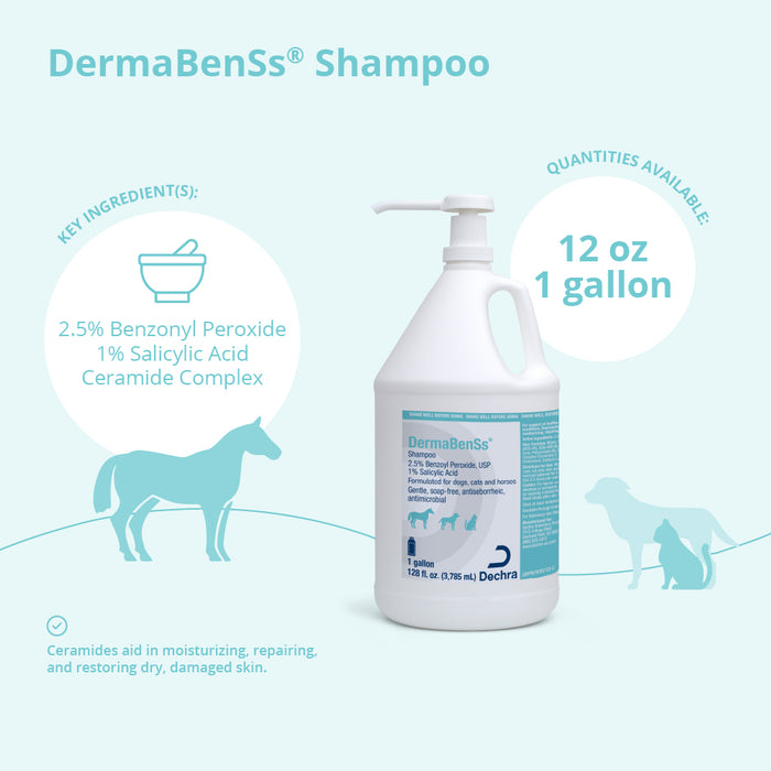 Champú DermaBenSs para perros, gatos y caballos